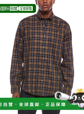 自营 brooks brothers布鲁克斯兄弟图案纽扣衬衫-绿色 美国奥莱直