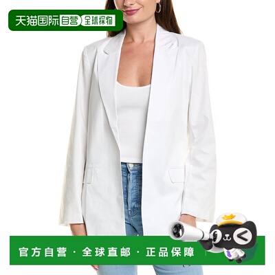 自营nicole miller妮可 米勒 毛衣 - 白色 美国奥莱直发外套