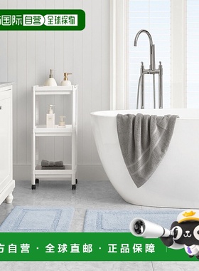 自营 Nautica Peniston 蓝色浴室地毯套装 - waterslide heather