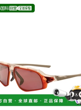 自营Nike Men's 59 mm White Sunglasses - matte clear 美国奥莱