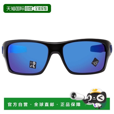 自营Oakley Turbine Prizm Sapphire Wrap Men's Sunglasses OO92