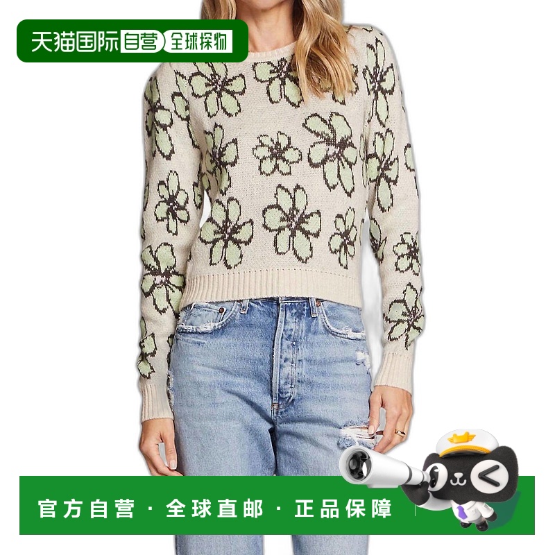 自营 saltwater luxeGlory Sweater In Limelight - limelight 美