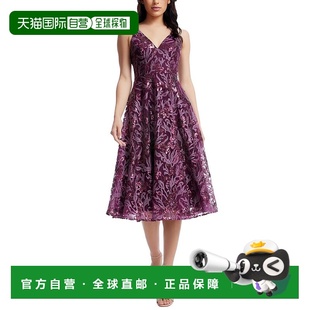 Elisa Line 自营Dress purple Population Dress 美国奥 The