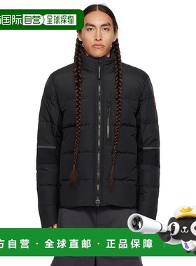1h可退 香港直邮潮奢 Canada Goose 加拿大鹅 男士 黑色 Hybridge