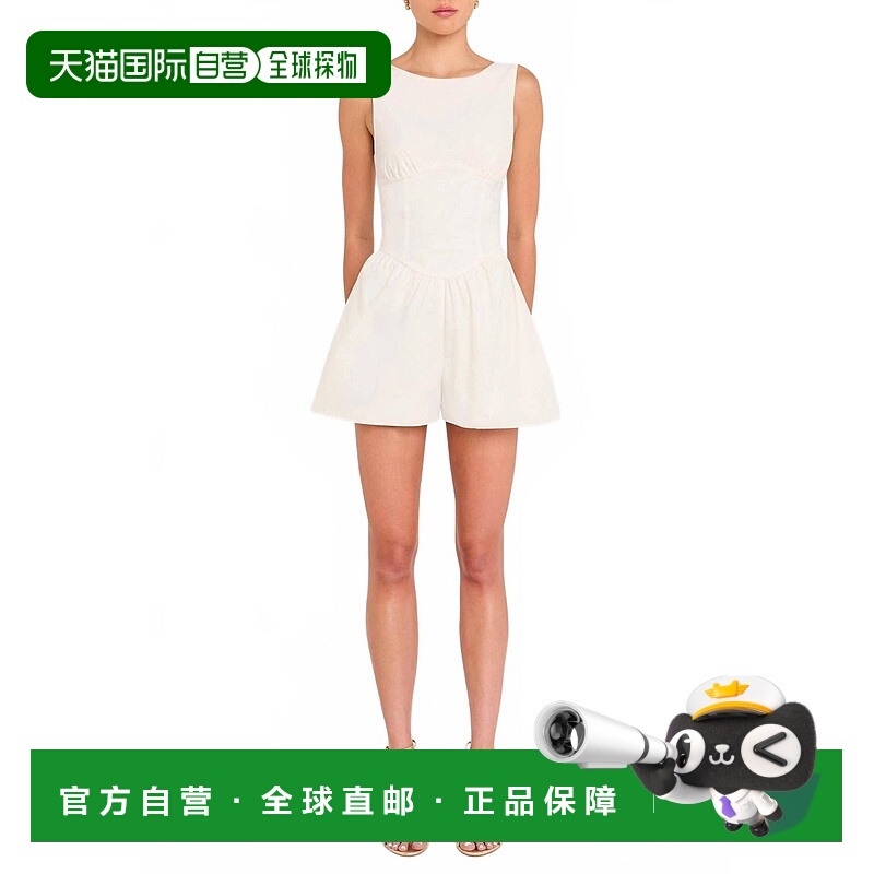 自营 amanda uprichard白色女式贝利尼连体衣 美国奥莱直发连衣裙
