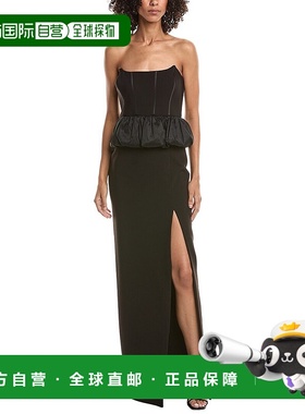自营LIKELY Liana礼服-黑色 美国服饰连衣裙长裙直发奥莱