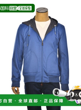 自营 Kired By Kiton Barwa羊绒双面夹克-蓝色外套 美国直发奥莱