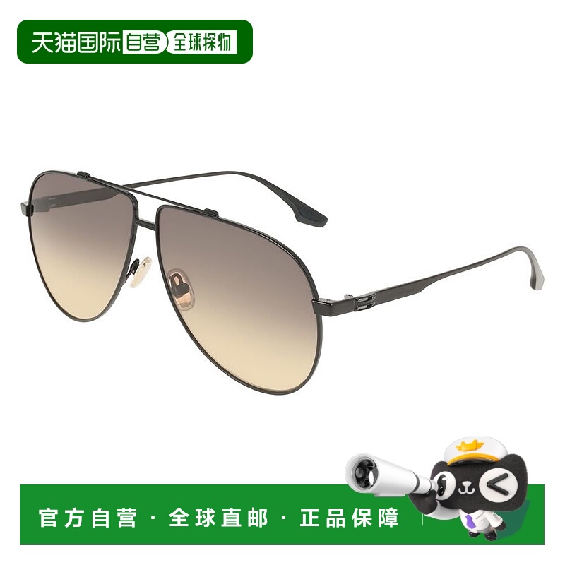 自营Victoria Beckham Metal Women's Sunglasses - black 美国奥