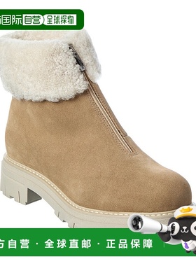 自营la canadienne加拿大Dafna绒面靴-棕色 美国奥莱直发女靴