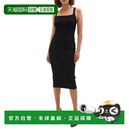 自营Theory Cross Back Dress - black 美国奥莱直发