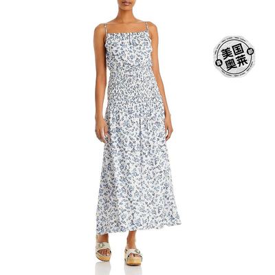 sundry女士 Cotton Floral Print Sundress serenity 【美国奥莱