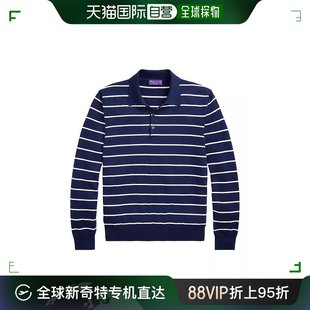 男士 Polo衫 进口上衣条纹纯棉 长袖 美国直邮 ralph lauren