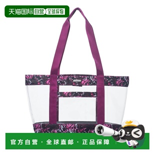 透明手提包 自营baggallini Carry Away 玫瑰绽 带可拆卸小袋
