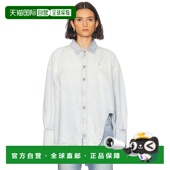 香港直邮潮奢 长袖 The 1h可退 Attico 女士 牛仔衬衫 250WCB00068