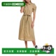 自营J.McLaughlin 美国奥莱直发 khaki Maynard Dress