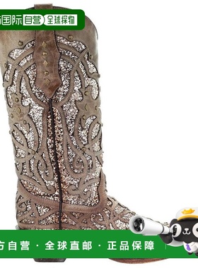 美国直邮Corral 女士 短靴靴子牛仔靴马靴西部靴