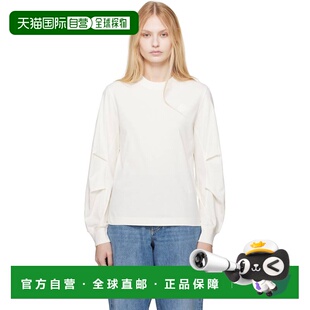 盟可睐 Moncler 女士 白色贴饰 89A178D 1h可退 T恤 香港直邮潮奢