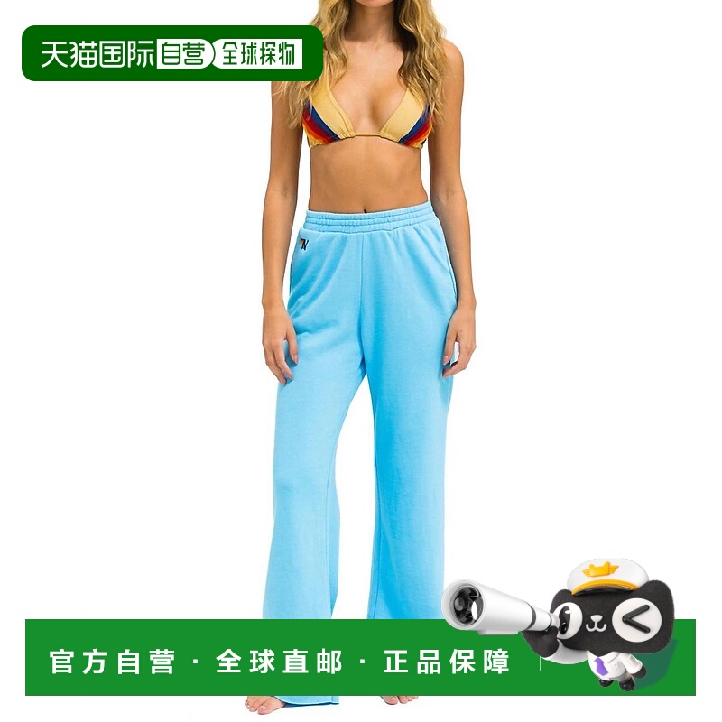 自营aviator nation天空中的阔腿口袋运动裤 美国奥莱直发