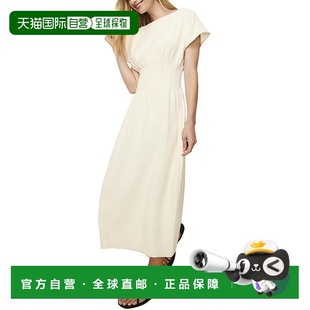 The Striped Greer Dress 美国奥莱直发 自营Solid black