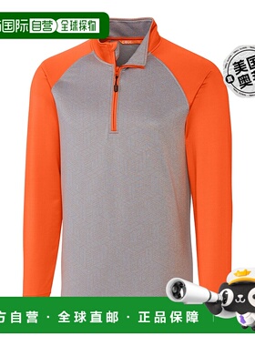 cutter & buckCBUK 男士全明星印花半拉链夹克 - 学院橙色 【美国