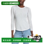 自营autumn 美国奥莱直发 灰色 cashmere秋季 羊绒连肩保暖开衫