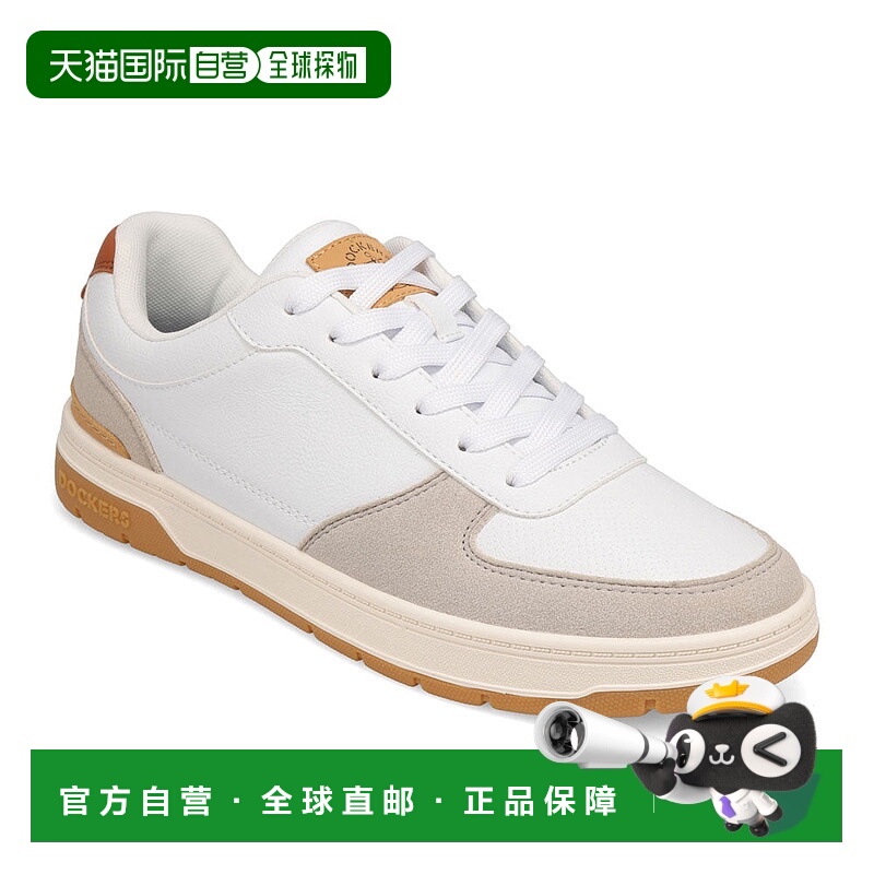 自营Dockers Mens Frederick Synthetic Leather Casual Sneaker