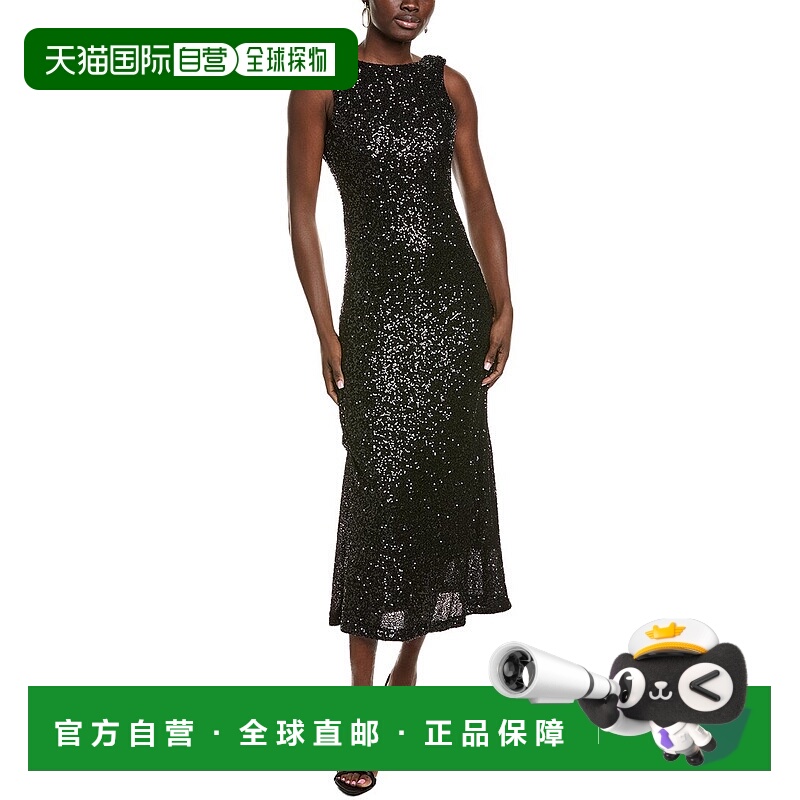 自营Endless Rose Open Back Sleeveless Sequins Maxi Dress - b