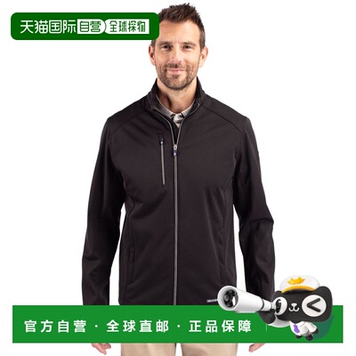自营Cutter & Buck Evoke Eco Softshell Recycled Full Zip Mens