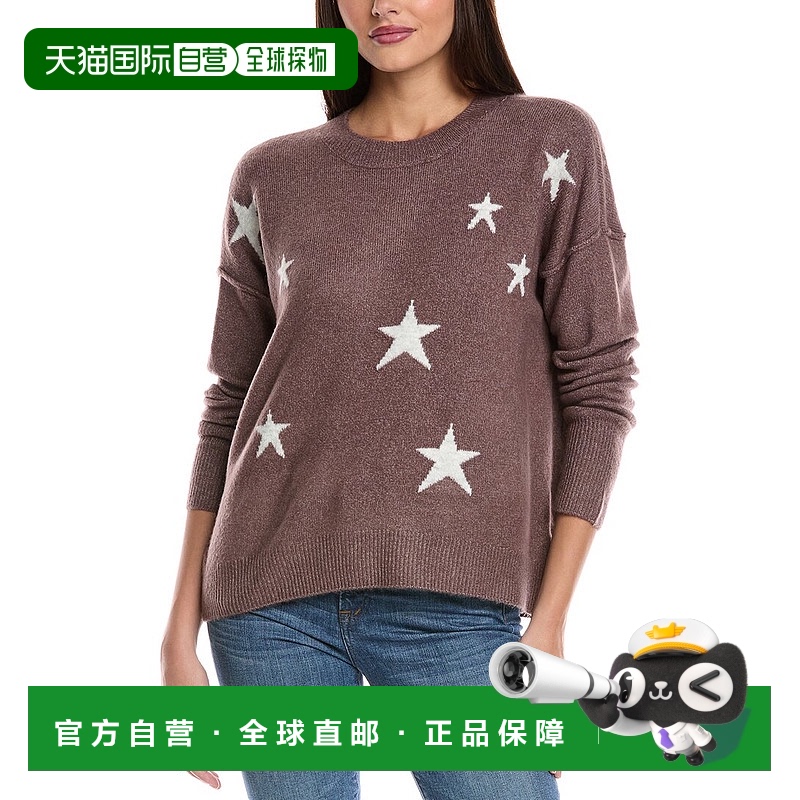 自营 Vince Camuto Crewneck 毛衣 - 紫色 美国奥莱直发
