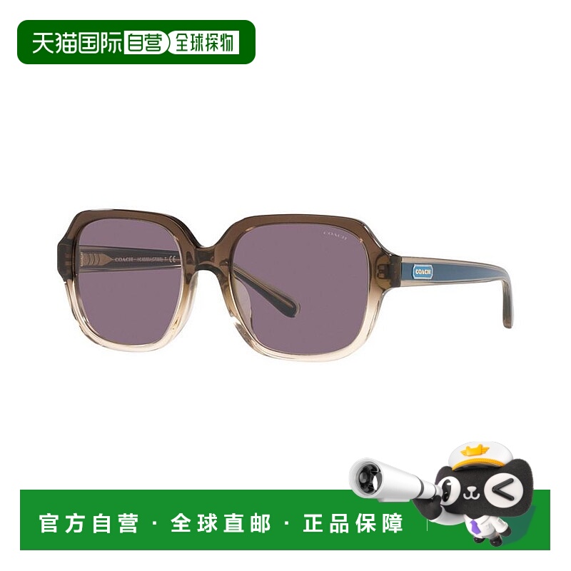 【美国直邮】COACH女士太阳镜，HC8335U C7989 53蔻驰眼镜时尚
