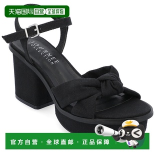 系列 collectionJournee Garner 女式 黑色 自营 凉鞋 journee