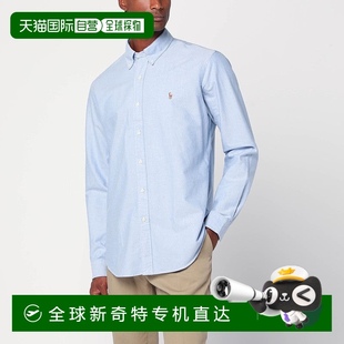 Lauren男式 美国奥莱直发 Polo 蓝色 自营 型 蓝色衬衫 Ralph 定制版