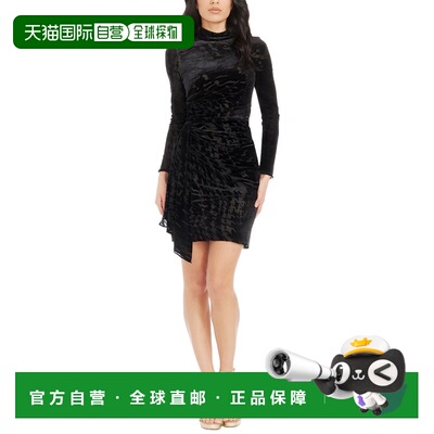 自营Dress The Population Fawn Sheath Dress - black 美国奥莱