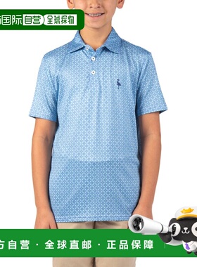 自营Tailorbyrd Abstract Geo Performance Polo Shirt - green