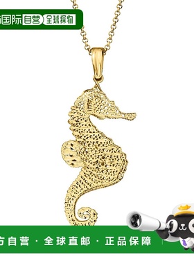 自营Ross-Simons Italian 18kt Gold Over Sterling Seahorse Pen