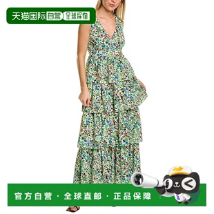 自营 Traffic People Tiered Maxi Dressgreen 美国奥莱直发服饰