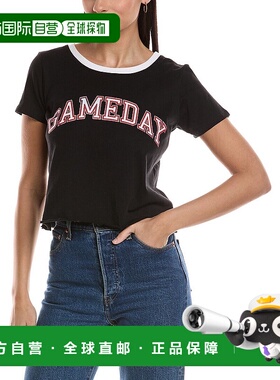 自营Prince Peter Gameday Oversized Crop T-Shirt - black 美国