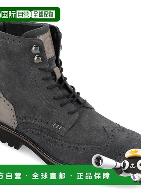 自营 Thomas & Vine Welch 翼尖踝靴 - 炭灰色 美国奥莱直发皮鞋