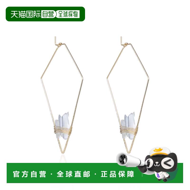 自营 eye candy风筝石英耳环 - 白色 美国奥莱直发饰品