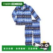 Boys blue 2pc Encore 自营Only Set Velvet Pajama 美国奥莱直