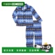 Boys blue 2pc Encore 自营Only Set Velvet Pajama 美国奥莱直