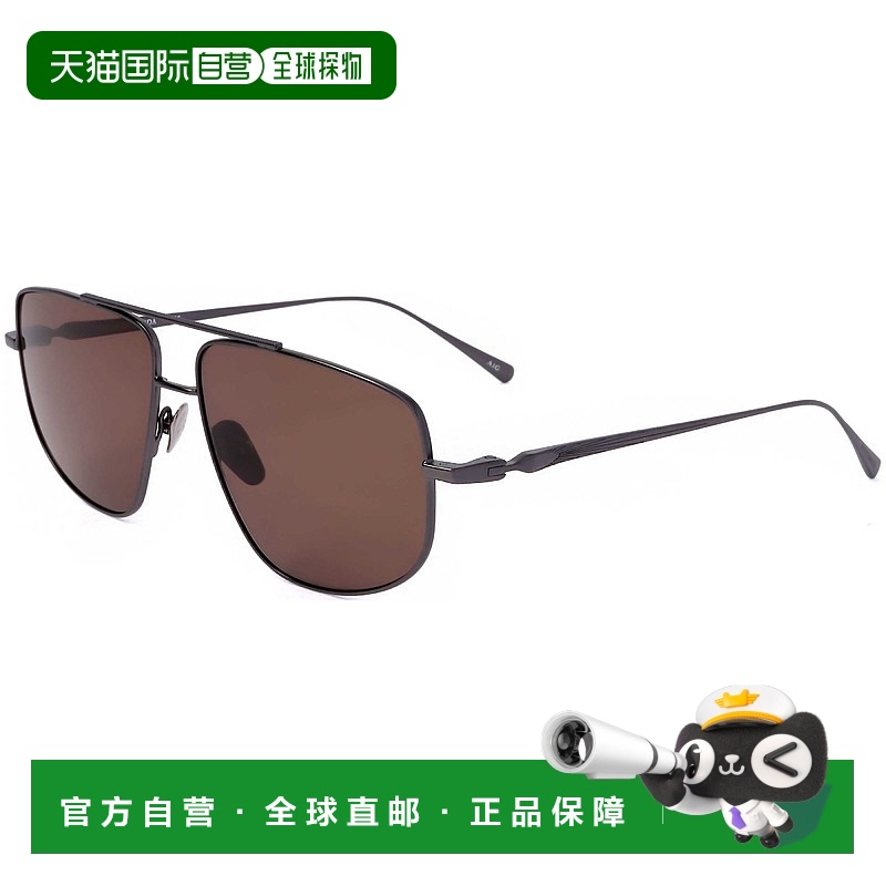 自营scotch & sodaScotch&Soda男式56毫米灰色太阳镜-银色 美国奥