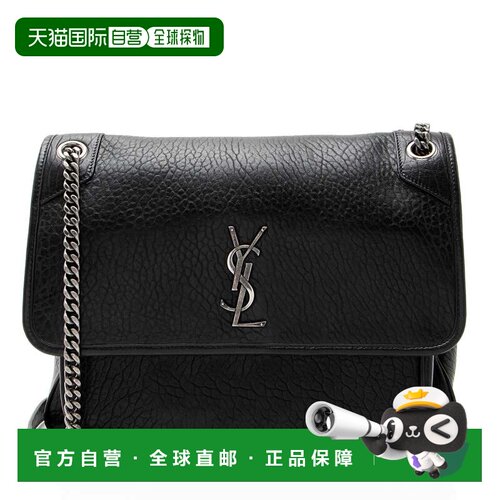 自营Saint Laurent Grained Lambskin Monogram Niki Large Shoul