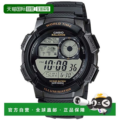 自营Casio Men’s Digital Watch with Black Dial - AE-1000W-1A