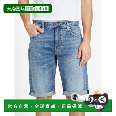 自营guessEco Trent Rolled Shorts - medium wash 美国奥莱直发