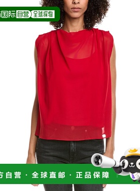 自营Amanda Uprichard Scala Top - Red 女装上衣美国直发奥莱