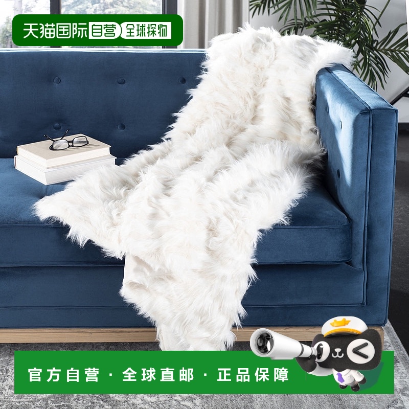 自营 Safavieh Luxe 羽毛毯 - 白色 美国奥莱直发