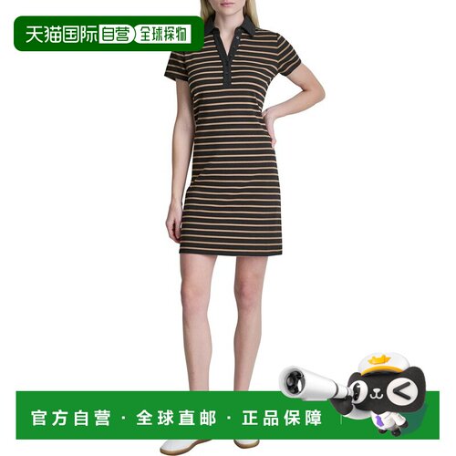 自营DKNY polo衫连衣裙-黑色 美国奥莱直发