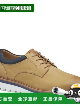 自营johnston & murphyJohnston&Murphy男式Algood平头鞋-棕褐色