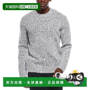 Wool Marl Blend Crewneck white 自营Vince Sweater Mottled